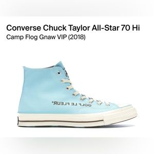 NWOT Tyler the Creator Camp Flog Gnaw VIP Chuck Taylor Hi 70